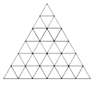 triangle with many triangles within