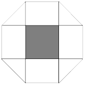 ocatgon with squares and triangles inside