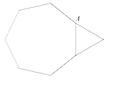 octagon with a triangle on one side